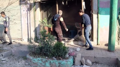 mermi - YPG/PKK Tel Rıfat'tan Azez'deki sivillere saldırdı - AZEZ Videosu