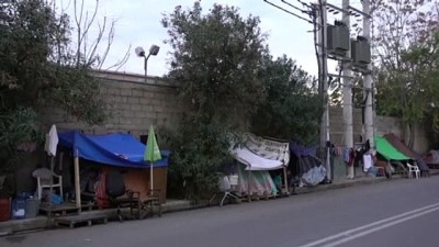 hamile kadin - Yunanistan'da kamp dışındaki düzensiz göçmenler yaşam mücadelesi veriyor - ATİNA  Videosu