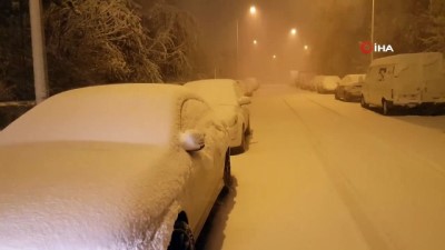  Bayburt’ta kar yağışı etkili oldu 