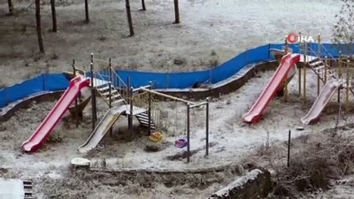  Kars merkeze mevsimin ilk karı yağdı 