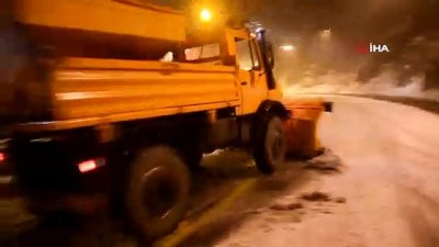  Zigana dağında kar yağışı etkili oluyor 