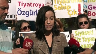 secme ve secilme hakki -  Antalya'da işten çıkartılan tiyatroculardan eylem Videosu