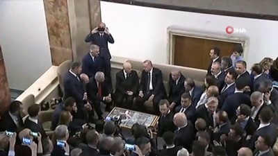 grup toplantisi -  Cumhurbaşkanı Erdoğan, MHP lideri Bahçeli ile görüştü  Videosu