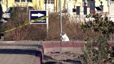 guvenlik onlemi -  Jandarma binası yakınlarında şüpheli paket alarmı  Videosu