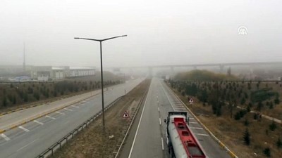 Kırıkkale'de yoğun sis 