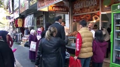  Bu tatlı için sıraya giriyorlar 