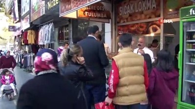  Bu tatlı için sıraya giriyorlar 