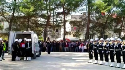  Eğitim dalışında şehit olan astsubay son yolculuğuna uğurlanıyor 