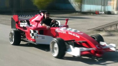 yaris araci -  Yozgatlı kaporta ustası kendi imkanlarıyla ‘Formula 1’ aracı yaptı  Videosu