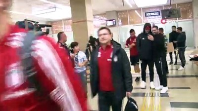 Beşiktaş, Konya'da coşkuyla karşılandı