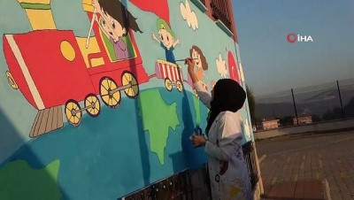 kimsesiz cocuk -  Duvarlar çocukların elleriyle hayat buluyor  Videosu