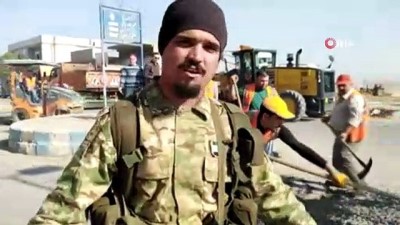  - Tel Abyad’da yol çalışmaları devam ediyor 