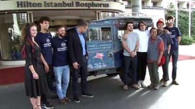 mahsur kaldi -  Singapur’dan Londra’ya giden 'The Last Overland' İstanbul'da Videosu