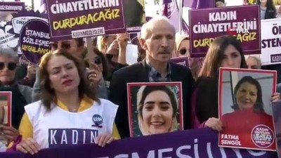  Kadıköy’de 'Kadın Şiddeti'ne hayır eylemi