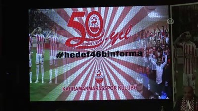 sivil toplum - Piserro Kahramanmaraşspor için '50'nci yılda 46 bin forma satışı' kampanyası - KAHRAMANMARAŞ  Videosu