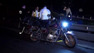hastane - Motosikletiyle bariyerlere çarpan sürücü yaralandı - İSTANBUL  Videosu