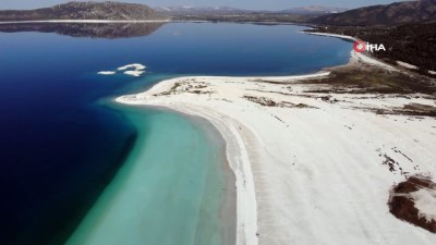 yazili aciklama -  Salda Gölü Tabiat Parkı alanı 570 dekara çıkarıldı  Videosu