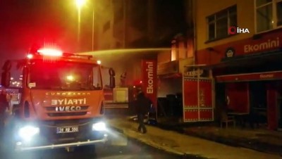  Giresun’da oto lastikçide yangın