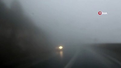  Gaziantep'te yoğun sis