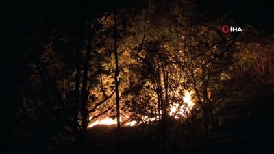 yangin yeri -  Rize’de orman yangını  Videosu
