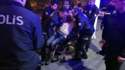  'Dur' ihtarına uymayan alkollü sürücünün çarptığı trafik polisi yaralandı 