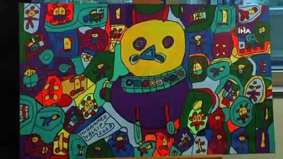 engelli ressam -  Engelsiz ressamdan “Umut: Duvarımdaki Renkler” sergisi  Videosu