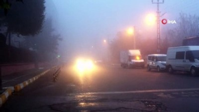  Iğdır yoğun sis altında 