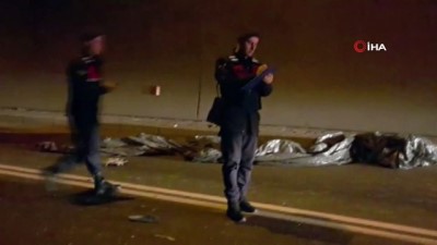  Tünelde üç araç birbirine girdi: 4 yaralı 