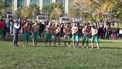 pehlivanli - Kırıkkale'de karakucak güreş müsabakaları yapıldı  Videosu