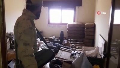 silah deposu -  - SMO, bir evde teröristlere ait mühimmat ele geçirdi  Videosu