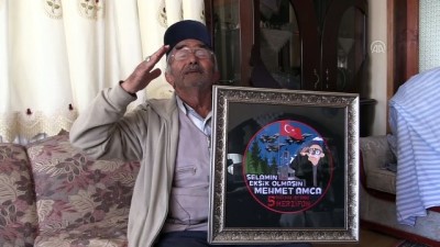 25 yıldır Mehmetçiği selamlayan Mehmet amcayı gururlandıran 'arma' - AMASYA