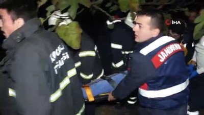 arac kullanmak -  Otomobili ile 60 metrelik uçuruma yuvarlanan sürücü alkollü ve ehliyetsiz çıktı  Videosu