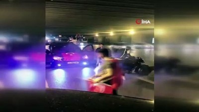  Asker uğurlamalarında magandalar yol ve tünel kapatıp havaya ateş açtı 