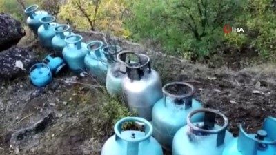 amonyum nitrat -  Teröristlerin inleri imha edildi  Videosu