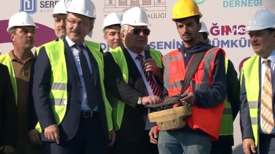 temel atma toreni -  Eyüpsultan’da “Bağımsızlık Köyü”nün temeli atıldı Videosu