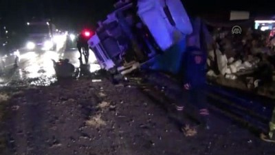 gorgu tanigi - İlaç yüklü tır devrildi: 1 yaralı - KONYA  Videosu