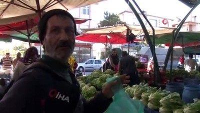 pazar esnafi -  Vatandaş ıspanak almaktan korkuyor  Videosu