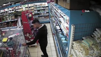 hirsiz - Başkent’te hırsız, telefonu çaldı ama sakızın parasını ödedi... Hırsızlık anı kamerada Videosu