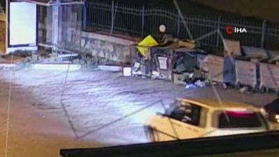 mobese kamerasi -  Maket polis aracının tepe lambasını böyle çaldılar  Videosu