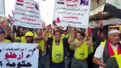 yolsuzluk -  - Irak'ta hükmet karşıtı protestolara engellilerden destek Videosu