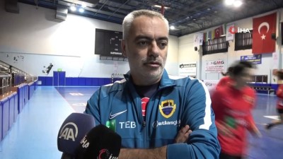 Kastamonu Belediyespor'da EHF Kupası hazırlıkları sürüyor