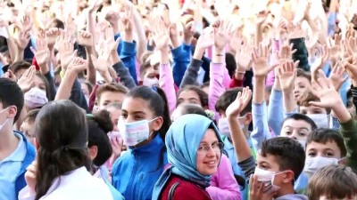 Öğrenciler lösemili çocuklara destek için maske taktı - SAKARYA
