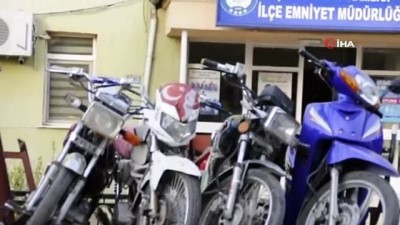  Şuhut’ta tescilsiz motosikletlere ceza yağdı