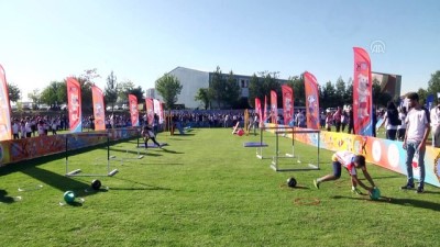 milli atlet - Türkiye Atletizm Federasyonundan 'Çocuk Atletizm Şenliği' - DİYARBAKIR Videosu