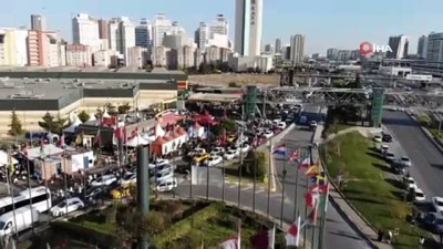 ust gecit -  38'inci Uluslarası Kitap Fuarı'nda yoğunluk havadan görüntülendi Videosu