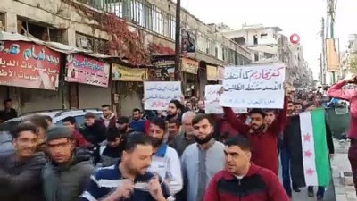 idlib -  - İdlib’te Htş Protesto Edildi  Videosu