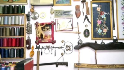 antika pazari -  Müze gibi terzi dükkanı  Videosu