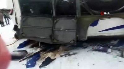 yolcu otobusu -  - Rusya’da otobüs nehre uçtu: 15 ölü  Videosu
