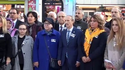  Türk tarihinin ilk kadın mitinginin yüzüncü yılı Taksim'de kutlandı