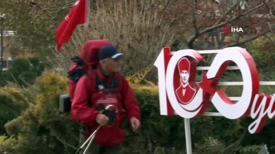 isaf -  67 yaşında, milli mücadele yolunu yaya yürüyor  Videosu